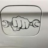 Yumruk Anahtar mekanik funny sticker araba Stickerı