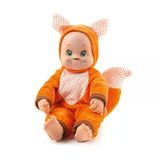 Yumurcak Toyz 7600210121 Minikiss Hayvan Kıyafetli Bebek 30Cm Kız Erkek Çocuk Oyuncak Eğitici Oyuncaklar