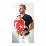 Yumurcak Toyz Baby Shada Türk Bayraklı Kanguru Kılıfı Kız Erkek Çocuk Oyuncak Eğitici Oyuncaklar