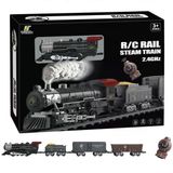 Yumurcak Toyz Classic Steam Kumandalı 2,4 Ghz Pilli Tren Seti 30 Parça 1613G Kız Erkek Çocuk Oyuncak Eğitici Oyunc