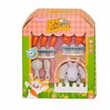 Yumurcak Toyz Evcil Hayvan Bakım Seti Tavşanlı Kız Erkek Çocuk Oyuncak Eğitici Oyuncaklar