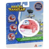 Yumurcak Toyz Harika Kanatlar Dönüşen Tekli Figür Yumbot Jett Kız Erkek Çocuk Oyuncak Eğitici Oyuncaklar