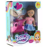 Yumurcak Toyz Lovely Mini Bebek Pembe Sepetli Evcil Hayvanlı Oyun Seti Kız Erkek Çocuk Oyuncak Eğitici Oyuncaklar