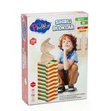 Yumurcak Toyz Ony-358 Ahşap 100 Parça Sihirli Bloklar Kız Erkek Çocuk Oyuncak Eğitici Oyuncaklar
