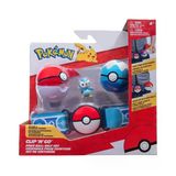 Yumurcak Toyz Pok 95283-U Pokemon Clip N Go Pokeball Kemer Ve Figür Seti Seri 1 -Necotoys Kız Erkek Çocuk Oyuncak