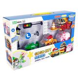 Yumurcak Toyz Polı Zr-913 Robocar Poli Gogo City Seri Ambar,Roy,Mark Oyun Seti Kız Erkek Çocuk Oyuncak Eğitici Oyu