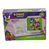 Yumurcak Toyz Sonic Boyamalı Puzzle Kız Erkek Çocuk Oyuncak Eğitici Oyuncaklar