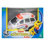 Yumurcak Toyz Sürtmeli Kırılmaz Kutulu Ambulans Kız Erkek Çocuk Oyuncak Eğitici Oyuncaklar