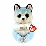 Yumurcak Toyz Ty Beanie Babies Mavi Peluş Husky Köpek Thunder 15Cm Kız Erkek Çocuk Oyuncak Eğitici Oyuncaklar