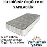 Yumurcak Yatak Tam Ortapedik Sünger 12 cm - 80 x 160 cm