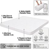 Yumurcak Yatak Yumurcak Bebek Oyun Parkı Yatağı Ince Sünger Yatak Oyun Alanı Yatağı - 100X100