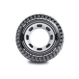 yumurcakstore Deniz Simidi Tekerlek Şeklinde Şişme Lastik Desenli Havuz Simidi Güvenli EğlenceliSuOyuncağı 90cm