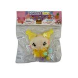 yumurcakstore KUROMI figürlü taba sukuşi squishy stres oyuncağı yumuşacık jel oyuncak skuşi sarı