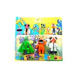 yumurcakstore Rainbow Aksiyon Figür Oyuncakları Friends 3'Lü Set