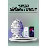 Yumurta Görünümlü Masa ve Gece Lambası Renk Değiştirebilen Projektör