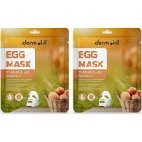 Yumurta Maskesi Aknejenik ve Yağlı Ciltler Için 20 gr 2li Paket