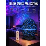 Yumurta Şeklinde Su Dalgalı Bluetooth Speaker Lamba Renkli Şarjlı Yeni Nesil - Lisinya