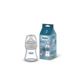 Yumuşak Akışlı 150 ml Bebek Biberonu 0-6 Ay, Şeffaf, Antikolik Özellikli - Ahşap