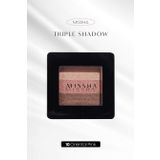 Yumuşak Dokulu, Dökülme Yapmayan 3 Renkli Göz Farı Triple Shadow (No.10 Oriental Pink)