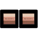 Yumuşak Dokulu, Dökülme Yapmayan 3 Renkli Göz Farı Triple Shadow (No.14 Dewy Apricot) (2 paketi)