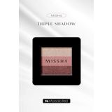 Yumuşak Dokulu, Dökülme Yapmayan 3 Renkli Göz Farı Triple Shadow No.6 (Marsala Red)