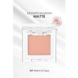 Yumuşak Dokulu, Dökülme Yapmayan Mat Tekli Göz Farı Modern Shadow Matte (107 Warm&Fuzzy)