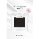 Yumuşak Dokulu, Dökülme Yapmayan Mat Tekli Göz Farı Modern Shadow Matte (116 Code Black)