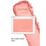 Yumuşak Dokulu Kolay Sürülebilen Allık Cotton Blusher (My Candy Shop)