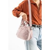 Yumuşak Dokulu Ultra Hafif, Esnek ve Su Geçirmez Polyamid Kumaş Omuz ve Kol Çantası Pembe Model: (571-13-14H)