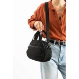 Yumuşak Dokulu Ultra Hafif, Esnek ve Su Geçirmez Polyamid Kumaş Omuz ve Kol Çantası Siyah Model: (571-13-14H)