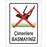 Yumuşak Dokunuşlar Için Cımbız Basmayınız Levhası (YUL-419) - Ahşap