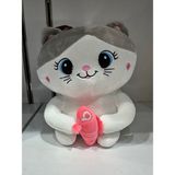 Yumuşak Peluş Kedi Oyuncak Balık Tutan Kedi