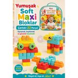 Yumuşak Soft Maxi Bloklar Çantalı (32 Parça) - Soft Yumuşak Bloklar - Büyük Soft Lego Oyuncakları - Yumuşak Lego - Soft