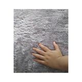 YUMUŞAK TÜYLÜ KAYMAZ YIKANABİLİR GRİ PELUŞ HALI YOLLUK MUTFAK HALISI ÇOCUK ODASI HALISI PASPAS TYC8NJQMXN169344310132307