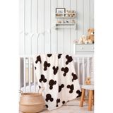 Yumuşak ve Hafif Bebek Battaniyesi 80X100 Cm, Konforlu Uyku Için Ideal - Ahşap - Beyaz - Seçenek 1