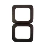 Yumuşakkeçe Ahşap Çanta Sapı Kare 16*14 Cm 4 Farklı Renk