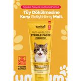 Yumyum İlk Prebiyotik İçerikli Tüy Dökülme Engelleyici Tüy Yumağı Ve Kusma Önleyici Multivitamin Kedi Malt Macun 100 Gr