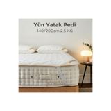 YÜN EVİM Yünevim Yün Yatak Pedi Merinos Kuzu Yünü