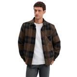 Yün Karışımlı Kareli Ceket Oversize/Geniş Kesim 0110749-91230