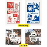 Yunan Mitolojisi-Japon Mitolojisi -Türk Mitolojisi -Dakikalar Içinde Mitoloji 4 Kitap Set - hayır - Açık Mavi