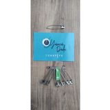 Yüncü Dede Çengelli Çatal Iğne 3 Numara Çengelli Küçük Iğne Firkete Boyu 46mm (4,60 CM)