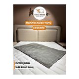 Yüncü Hanım %100 Yün Dolgulu, Gri Renkli Welsoft Yüzey 70 X 110 Cm Ebat Seccade