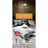 Yüncü Hanım Kuzu Yünü Yastık (1000 gr Saf Merinos Kuzu Yünü)