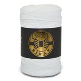 Yüncü Nihat 200 gr - 200 Mt - 2.5 Mm Beyaz (301) Polyester Makrome Ipi Çanta Ipi Supla Ipi Örgü Ipi