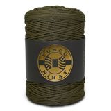 Yüncü Nihat 200 gr - 200 Mt - 2.5 Mm Koyu Yeşil (643) Polyester Makrome Ipi Çanta Ipi Supla Ipi Örgü Ipi