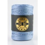 Yüncü Nihat 200 gr - 200 Mt - 2.5 Mm Mavi (744) Polyester Makrome Ipi Çanta Ipi Supla Ipi Örgü Ipi