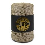 Yüncü Nihat 200 gr - 200 Mt - 2.5 Mm Polyester Makrome Ipi Bej (002) Çanta Ipi Supla Ipi Örgü Ipi Bej