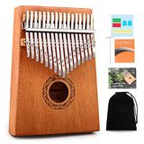 Yundie Kalimba Başparmak Piyano, Taşınabilir 17 Tuşlu Mbira Parmak Piyanosu Tune Çekiçli ve Çalışma Talimatı, Müzik Aletleri Çocuklar İçin Doğum Günü Hediyesi Yetişkinler İçin Profesyonel (Kahverengi)