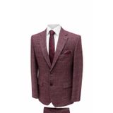 YÜNLÜ KIŞLIK REGULAR KESİM ERKEK CEKETİ (BORDO, 56)