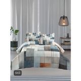 Yünteks Örtüm Çift Kişilik Kapitone Yatak Örtüsü - Gri - Antrasit - 250 x 260 cm
